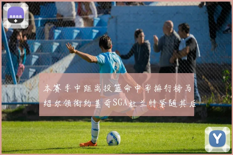 本赛季中距离投篮命中率排行榜马绍尔领衔约基奇SGA杜兰特紧随其后